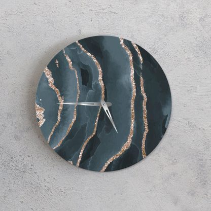 Modern marble wall clock - Image 2